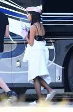 NICOLE SCHERZINGER on the Set of a Music Video in Miami 12/21/2020