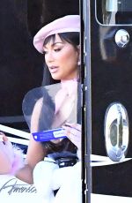 NICOLE SCHERZINGER on the Set of a Music Video in Miami 12/21/2020