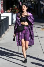 NICOLE WILLIAMS Leaves a Persian Eatery in Los Angeles 12/02/2020