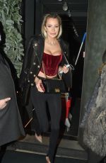 OLIVIA ATTWOOD Leaves MNKY House in London 12/09/2020