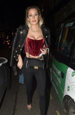 OLIVIA ATTWOOD Leaves MNKY House in London 12/09/2020