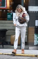 OLIVIA ATTWOOD Leaves Starbucks in Manchester 12/01/2020