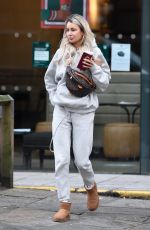 OLIVIA ATTWOOD Leaves Starbucks in Manchester 12/01/2020