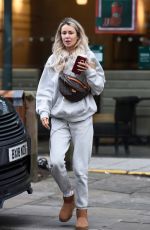 OLIVIA ATTWOOD Leaves Starbucks in Manchester 12/01/2020