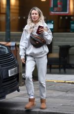 OLIVIA ATTWOOD Leaves Starbucks in Manchester 12/01/2020