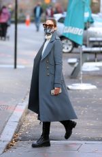 OLIVIA PALERMO Wearing a Mask Out in New York 12/13/2020