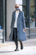 OLIVIA PALERMO Wearing a Mask Out in New York 12/13/2020