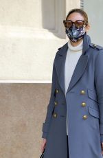 OLIVIA PALERMO Wearing a Mask Out in New York 12/13/2020