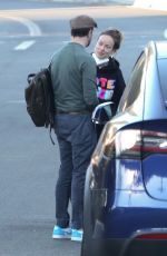 OLIVIA WILDE and Jason Sudeikis Out Kissing in Agoura Hills 12/20/2020