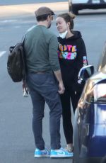 OLIVIA WILDE and Jason Sudeikis Out Kissing in Agoura Hills 12/20/2020