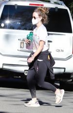 OLIVIA WILDE at a Gas Station in Los Angeles 12/22/2020