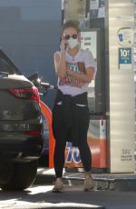 OLIVIA WILDE at a Gas Station in Los Angeles 12/22/2020