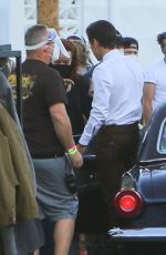 OLIVIA WILDE on the Set of Don
