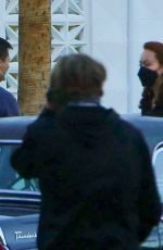 OLIVIA WILDE on the Set of Don