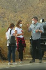 OLIVIA WILDE on the Set of Don