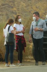 OLIVIA WILDE on the Set of Don