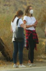 OLIVIA WILDE on the Set of Don