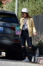 OLIVIA WILDE Outside Jason Sudeikis