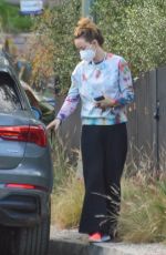 OLIVIA WILDE Outside Jason Sudeikis