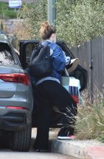 OLIVIA WILDE Outside Jason Sudeikis