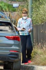 OLIVIA WILDE Outside Jason Sudeikis