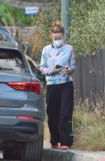 OLIVIA WILDE Outside Jason Sudeikis