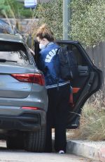 OLIVIA WILDE Outside Jason Sudeikis