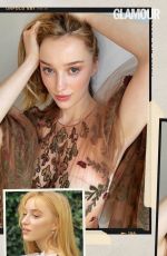 PHOEBE DYNEVOR in Glamor Magazine, December 2020