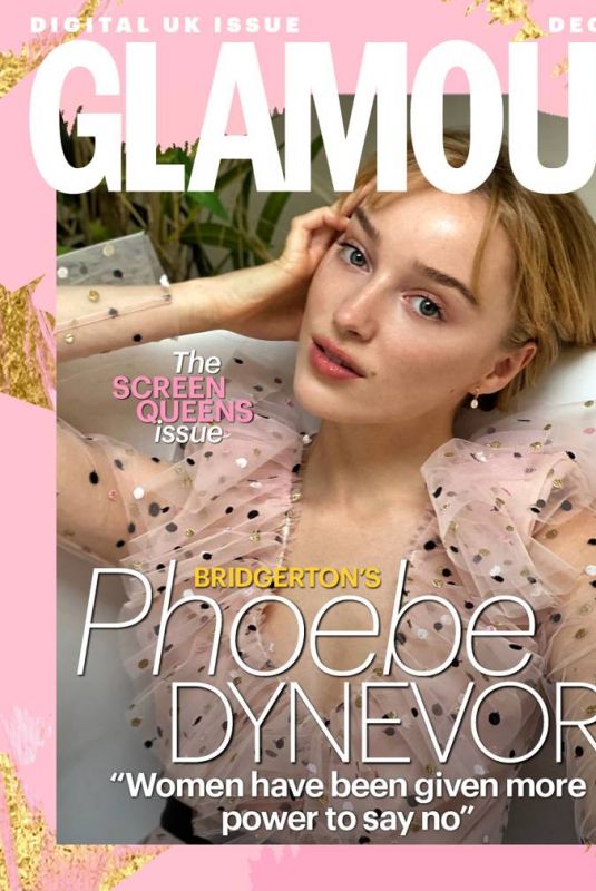 PHOEBE DYNEVOR in Glamor Magazine, December 2020