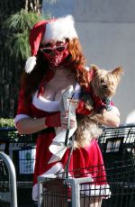 PHOEBE PRICE as Mrs. Claus Shopping at Ralphs 12/01/2020