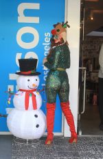 PHOEBE PRICE Gets into Holiday Spirit 12/03/2020