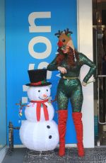 PHOEBE PRICE Gets into Holiday Spirit 12/03/2020