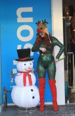 PHOEBE PRICE Gets into Holiday Spirit 12/03/2020