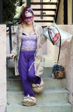 PHOEBE PRICE Out with Her Dog Henry in Los Angeles 12/01/2020