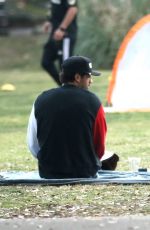 PIA MIA PEREZ and Tyler Wade Out at a Park in Los Angeles 12/09/2020
