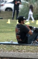 PIA MIA PEREZ and Tyler Wade Out at a Park in Los Angeles 12/09/2020