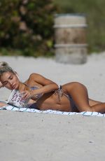 PIA MIA PEREZ in Bikini at a Beach in Miami 12/05/2020