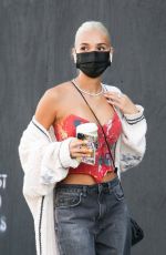 PIA MIA PEREZ Leaves Urth Caffe in West Hollywood 12/12/2020