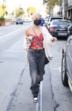 PIA MIA PEREZ Leaves Urth Caffe in West Hollywood 12/12/2020