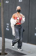 PIA MIA PEREZ Leaves Urth Caffe in West Hollywood 12/12/2020