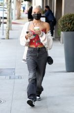 PIA MIA PEREZ Leaves Urth Caffe in West Hollywood 12/12/2020