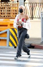 PIA MIA PEREZ Leaves Urth Caffe in West Hollywood 12/12/2020