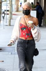 PIA MIA PEREZ Leaves Urth Caffe in West Hollywood 12/12/2020