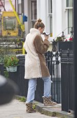 POPPY DELEVINGNE Out in London 12/02/2020