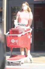 Pregnant APRIL LOVE GEARY Shopping at Target in Agoura Hills 11/30/2020