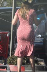 Pregnant APRIL LOVE GEARY Shopping at Target in Agoura Hills 11/30/2020