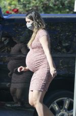 Pregnant APRIL LOVE GEARY Shopping at Target in Los Angeles 12/04/2020