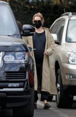 Pregnant ASHLEY TISDALE at Coffee Bean & Tea Leaf in Los Feliz 12/17/2020