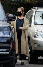 Pregnant ASHLEY TISDALE at Coffee Bean & Tea Leaf in Los Feliz 12/17/2020