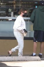 Pregnant ASHLEY TISDALE at EarthBar in Beverly Hills 12/14/2020